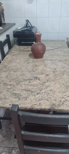 Mesa tampo de marmore