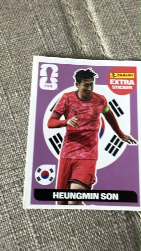 Figurinha Extra HEUNGMIN SON (roxa) Copa do Mundo 2026 -PANINI