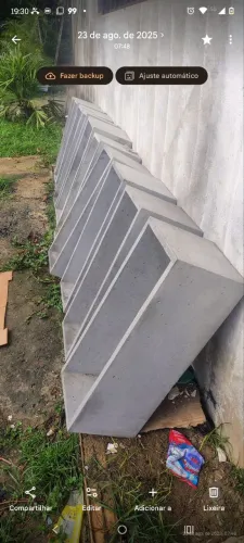 Jardineira de concreto 