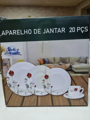 Aparelho de jantar 20 peças NOVO LACRADO NA CAIXA