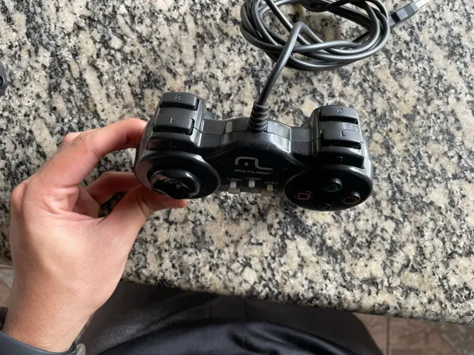 Controle joystick PC com USB 12 botões Multilaser
