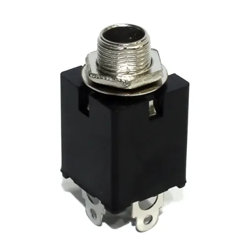 Conector Jack Stereo P10 Fêmea