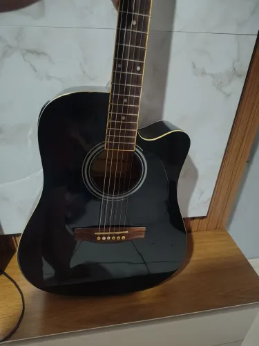 ? OPORTUNIDADE! VIOLÃO GIANNINI ELETROACÚSTICO PRETO ?