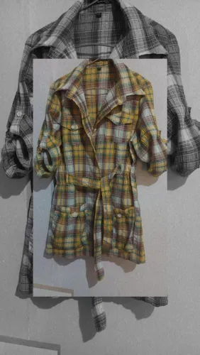 Blusa quadriculada 