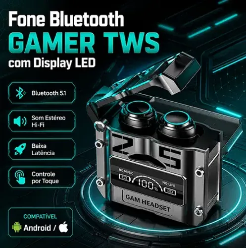 FONE DE OUVIDO M25 GAMER