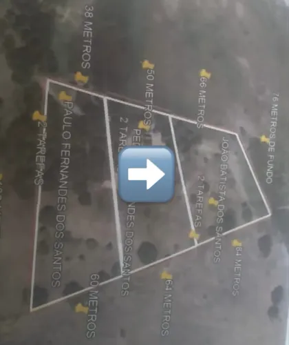 Terreno grande com água!!! Urgente