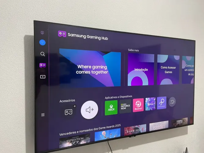 SMARTV SAMSUNG 4K GAMER CU7700 50 POLEGADAS