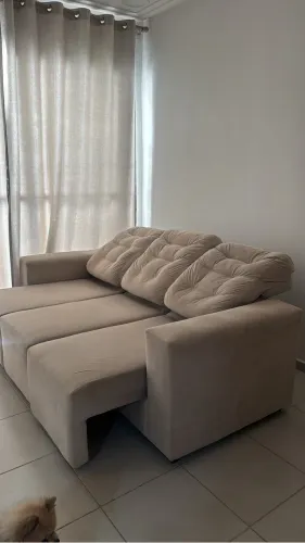 Sofá retrátil de 3 lugares