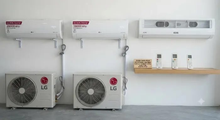 Oportunidade: Ar Condicionado LG Wi-Fi e Cortina de Ar - Semi Novos!