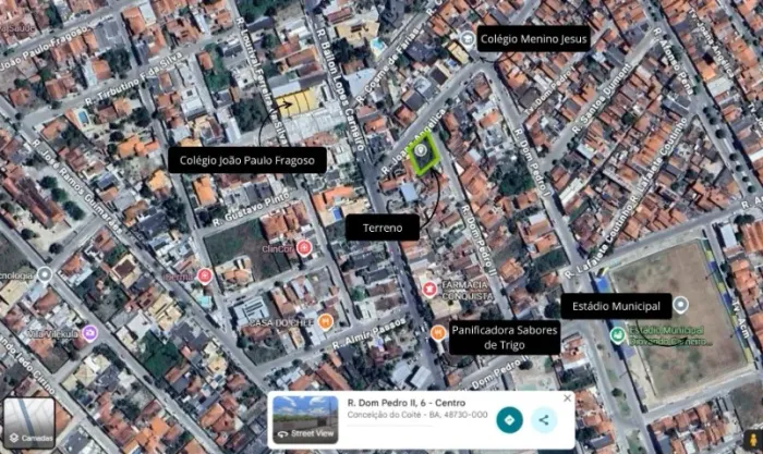 Terreno 500 m² em Coité, BA - Ideal para residência ou ponto comercial