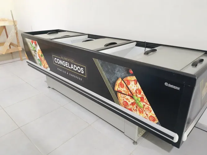 Freezer ilha gelopar
