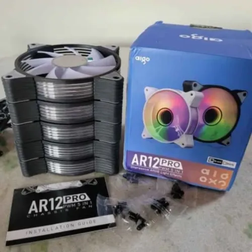 Fans aigo 12 Pró fundo infinito argb