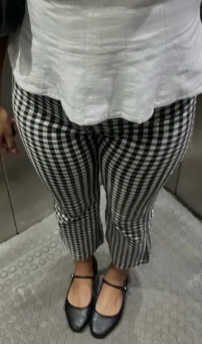 Calça cropped Zara