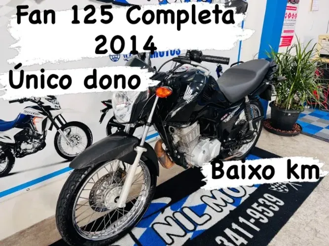 Fan 125 Completa! Unico Dono! Baixo km! Manual e Chave Reserva!