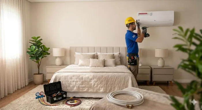 Instalação e manutenção em ar condicionado