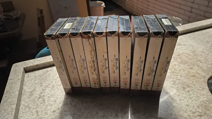 coleção rock em VHS