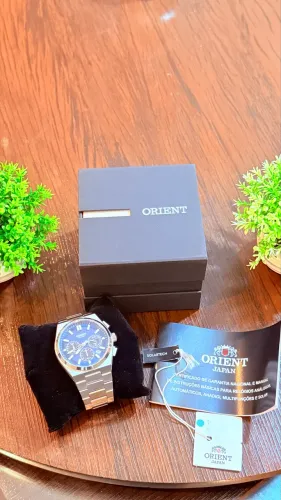 Relógio Orient Solartech Cronógrafo Original - Usado, na Caixa
