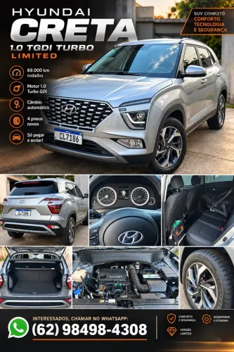 Hyundai Creta Limited 1.0 TB 12V Flex AUT 2022
