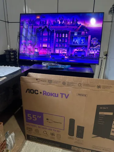 Tv smartv 55 4k caixa 2026