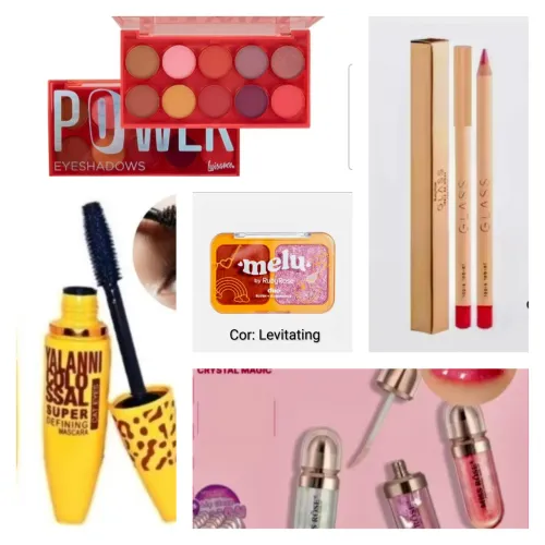 Kit de Maquiagem com 5 itens