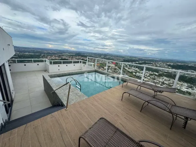 Apartamento com 1 dormitório para alugar, 45 m² por R$ 3.260,00/mês - Park Lozandes - Goiâ
