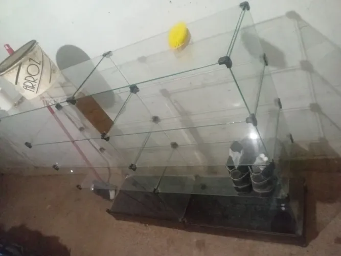Expositor de vidro