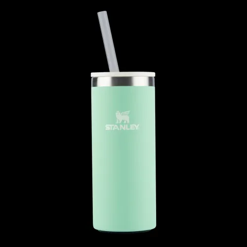Stanley Can Cooler Slim com canudo Pistachio | 296ML