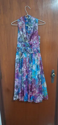 Vestido de Festa Colorido