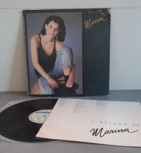 LP Coletânea O Melhor De Marina (1986) Completo Com Encarte