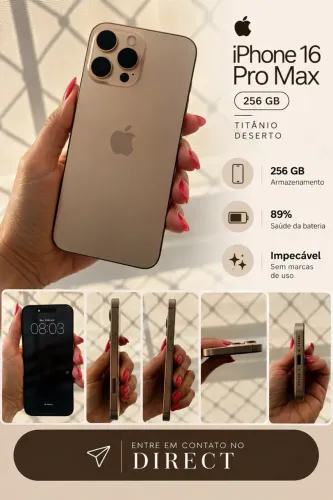 iPhone 16ProMax 256 - Bat 89%