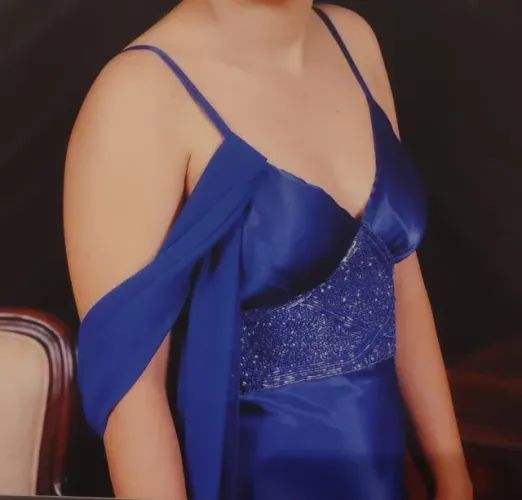 Vestido longo de festa