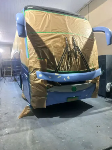 Lanteragem e pintura ônibus e caminhões 