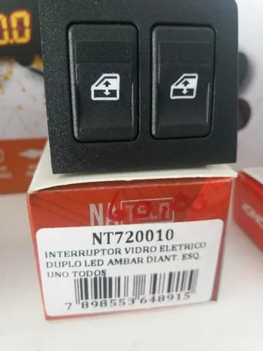 Botão para vidro elétrico duplo uno todos 