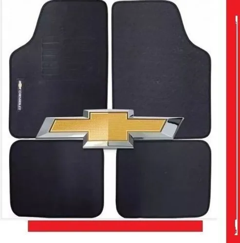 Jogo de Tapete Automotivo Wave Universal 4 peças Chevrolet vários grbct rydvu