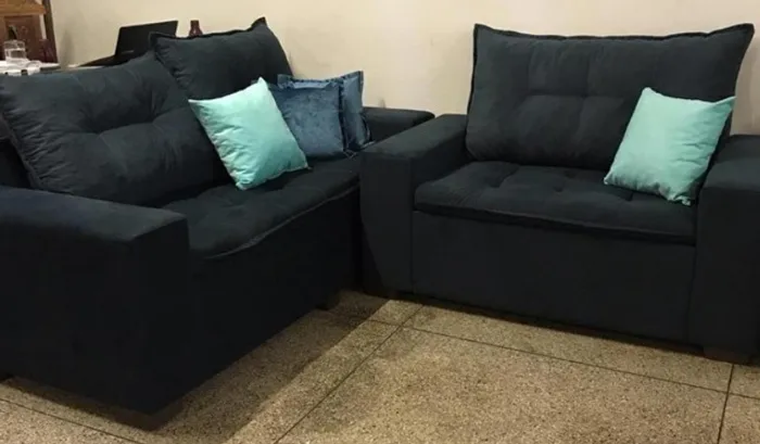Sofá Conjunto de 3x2 Lugares Várias Opções de Cores. Produto Novo Direto da Fábrica!