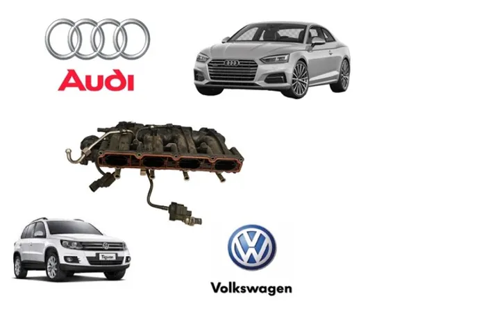 Coletor Admissão Vw Tiguan 2.0  200cv 2013 N°06133185
