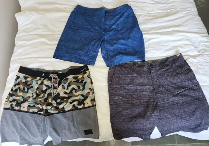 Kit Com 3 Bermudas Quiksilver Tam 50 (novas Com Etiquetas)