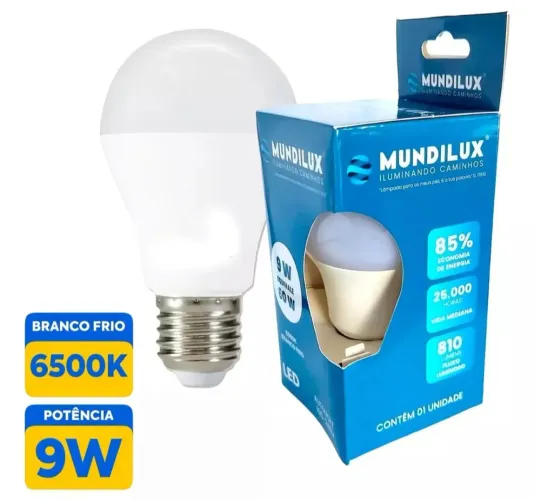 Lâmpada led 9w 