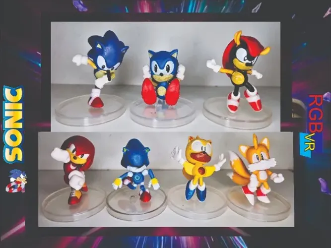 Miniatura Sonic II (Venda por Unidade ou Coleção)