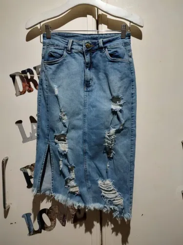 Saia jeans