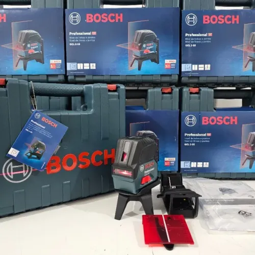 Nível a Laser Vermelho 15M Profissional Bosch GCL2-15 Com Maleta Garantia de 1 Ano