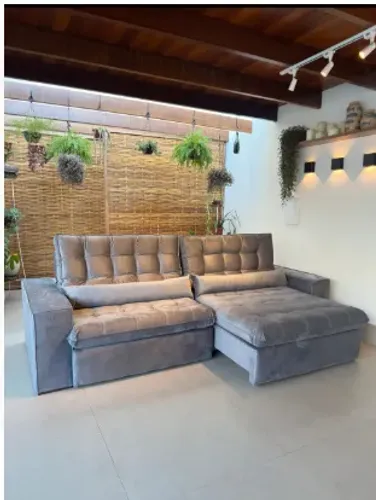 Sofá Modelo Márcia 2,10M - Retrátil