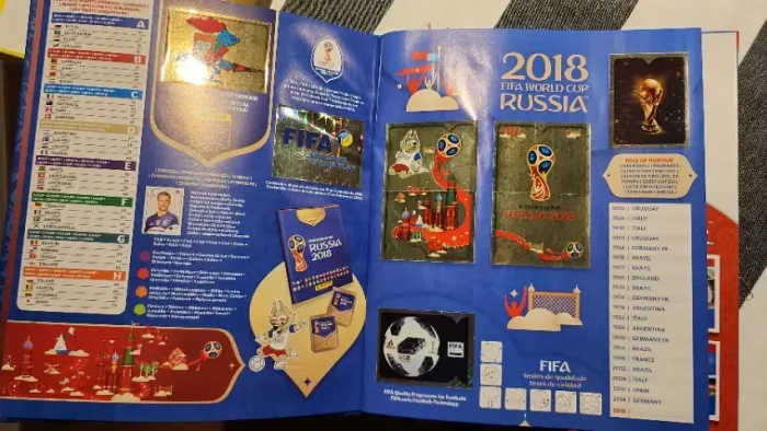 Álbum da Copa 2018 Russia Completo Capa Dura Panini