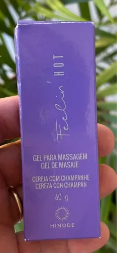 Gel Para Massagem Feelin Hot Cereja Com Chámpanhe 60ml