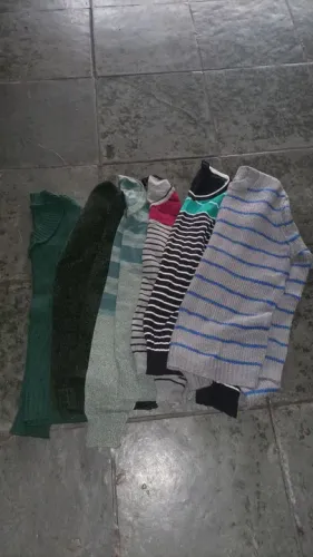 Lote de 6 Blusas de Malha/lã