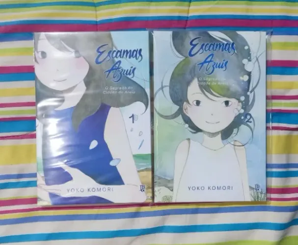 Mangá - Escamas Azuis - O Segredo da Cidade de Areia - Completo