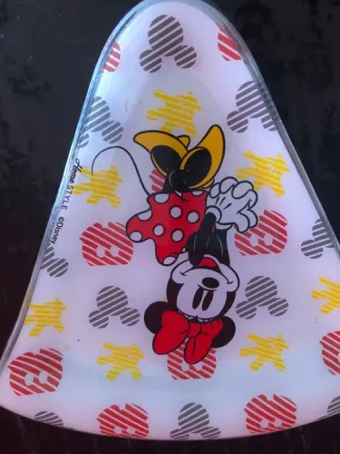 4 Pratos de Cerâmica Minnie Mouse