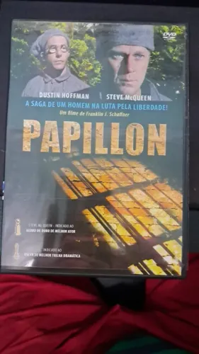 DVD filme Papillon Dustin Hoffman e Steve Mcqueen
