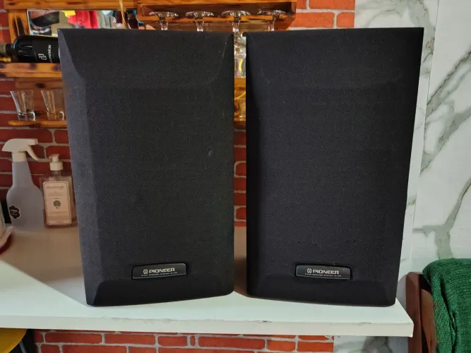 caixas Pioneer 3 vias 6 polegadas 60 wts 6 ohms l8ndas. leia