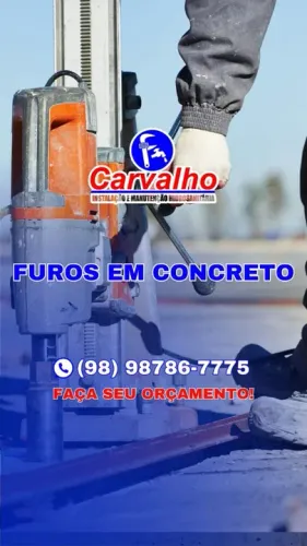 furos em concreto 